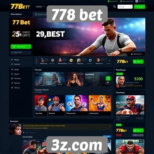 Interface e usabilidade do site 778 bet para jogadores